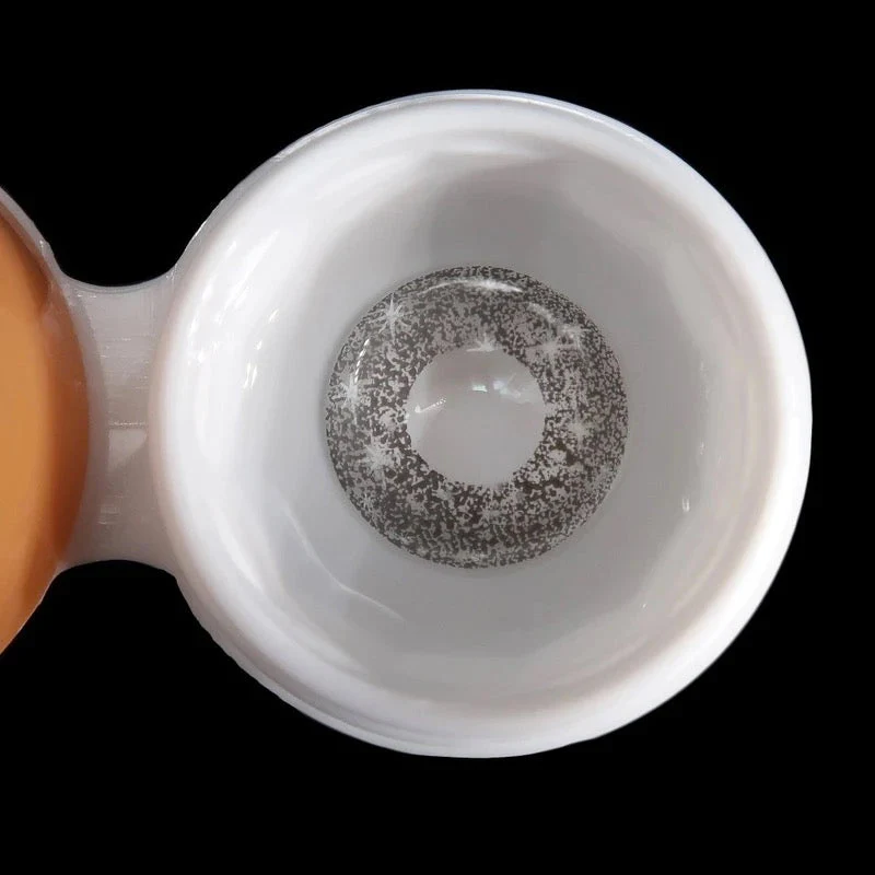 Halloween Blinking Blink Gray Colored Contact Lenses - Roseibase