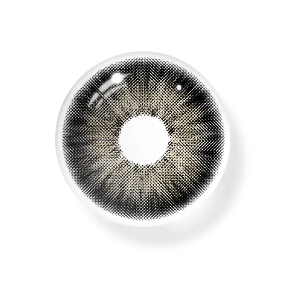 Amazonia Devil's Triangle Black Prescription Colored Contact Lenses - Roseibase