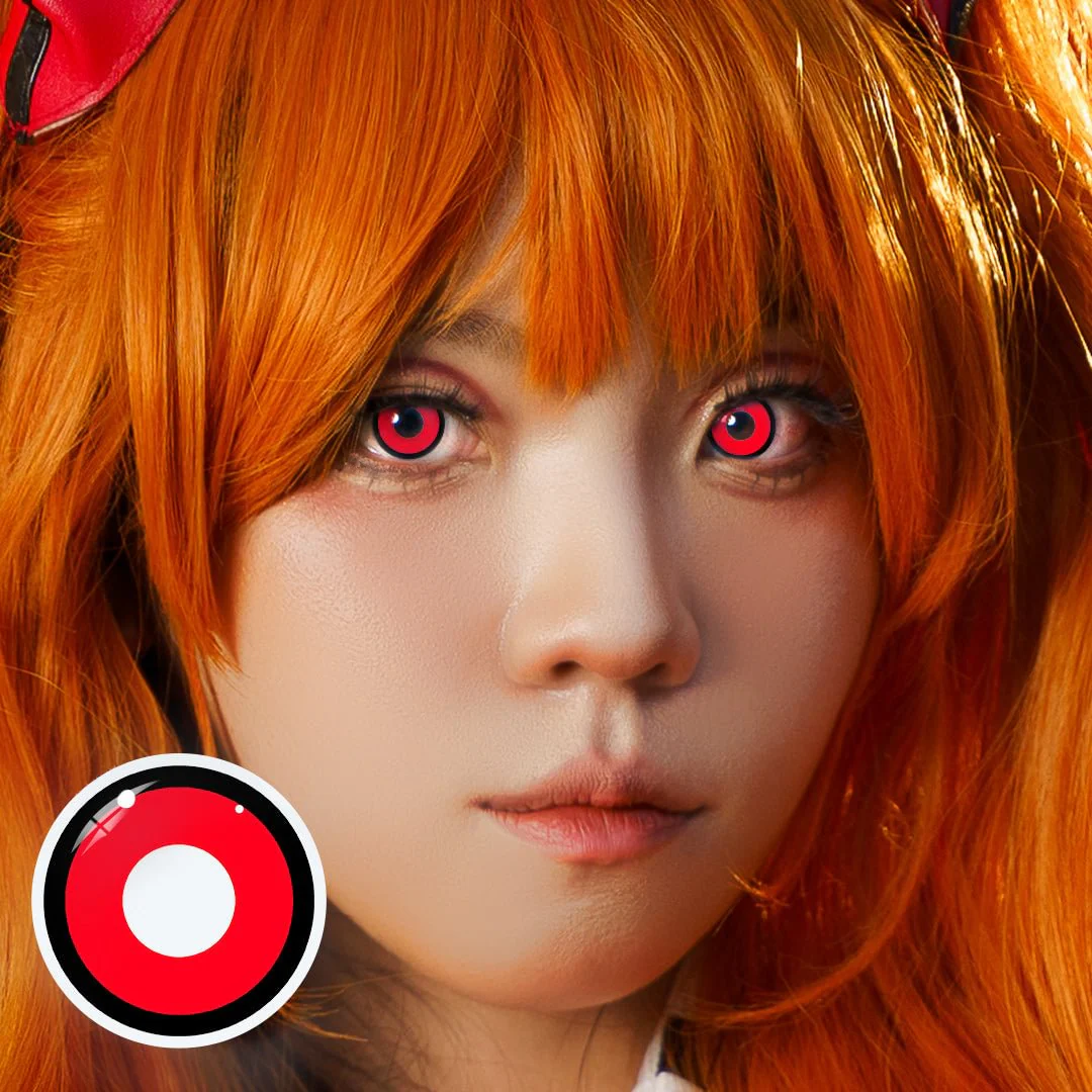 Halloween Red vampire Colored Contact Lenses - Roseibase