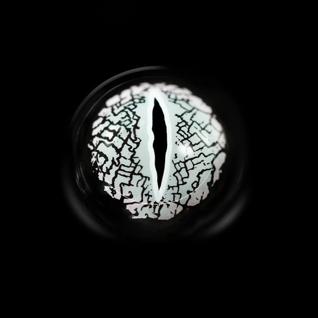 Halloween LizardEye Sliver Colored Contact Lenses - Roseibase