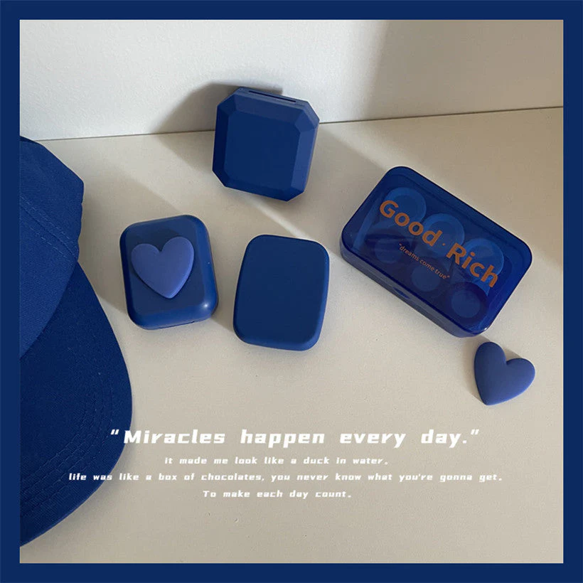 Mate Colored Contact Lens Case - Roseibase