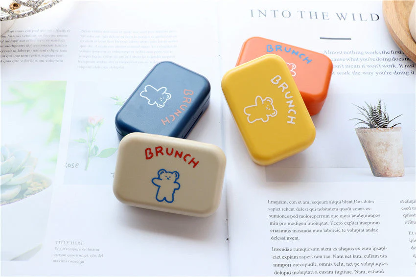 Cabinet Colored Contact Lens Case - Roseibase