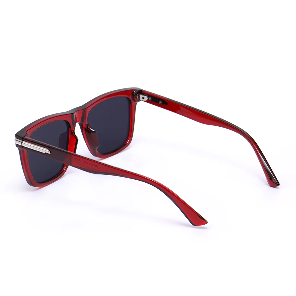 Amara Retro Square Red Sunglasses - Roseibase