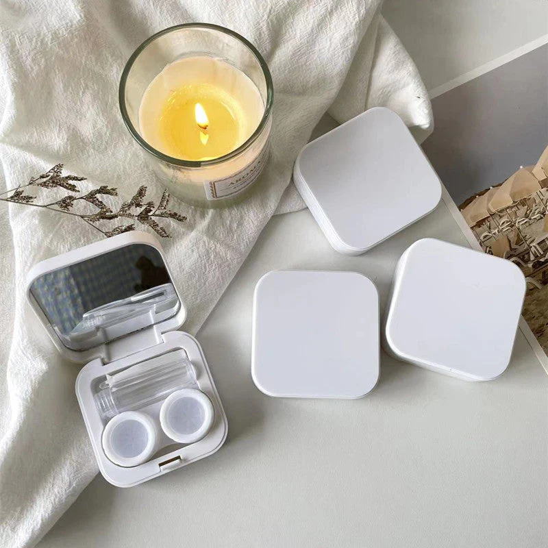 INS Cosmetic Colored Contact Lens Case - Roseibase