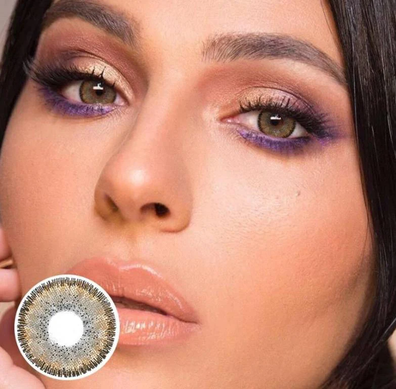 Athena Brown Colored Contact Lenses - Roseibase