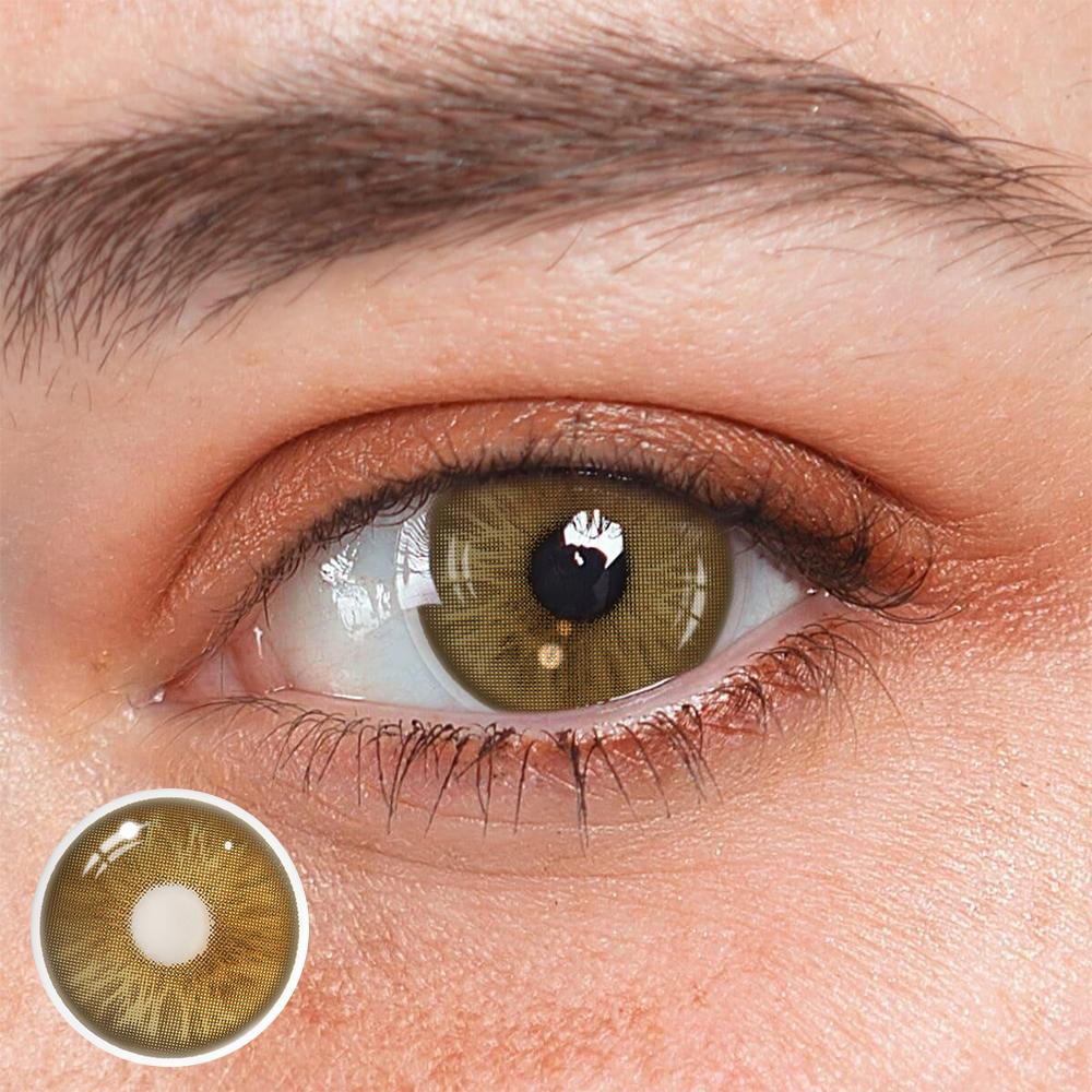 Mars Brown Colored Contact Lenses - Roseibase