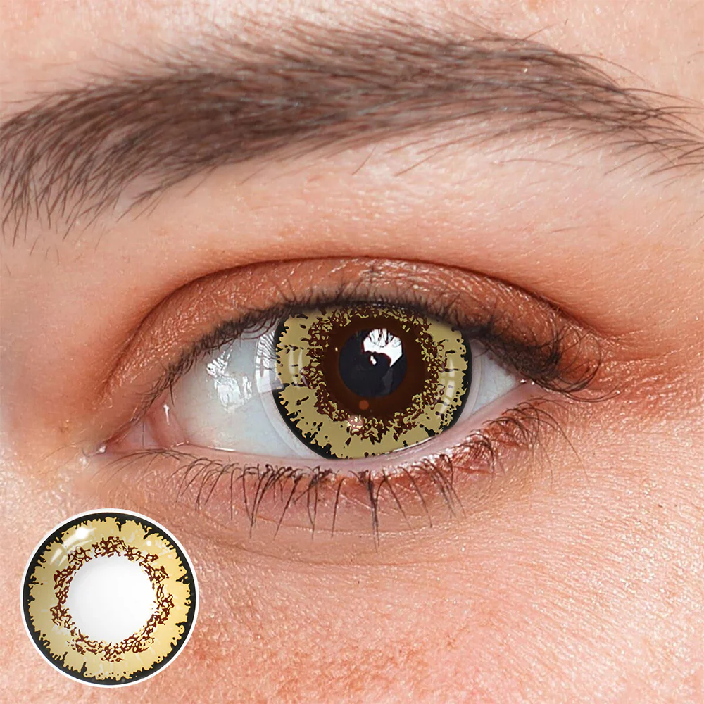 Cosplay Genshin Impact Faruzan Brown Colored Contact Lenses - Roseibase