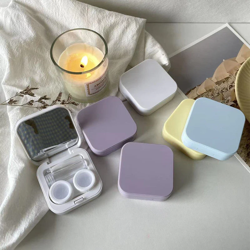 INS Cosmetic Colored Contact Lens Case - Roseibase