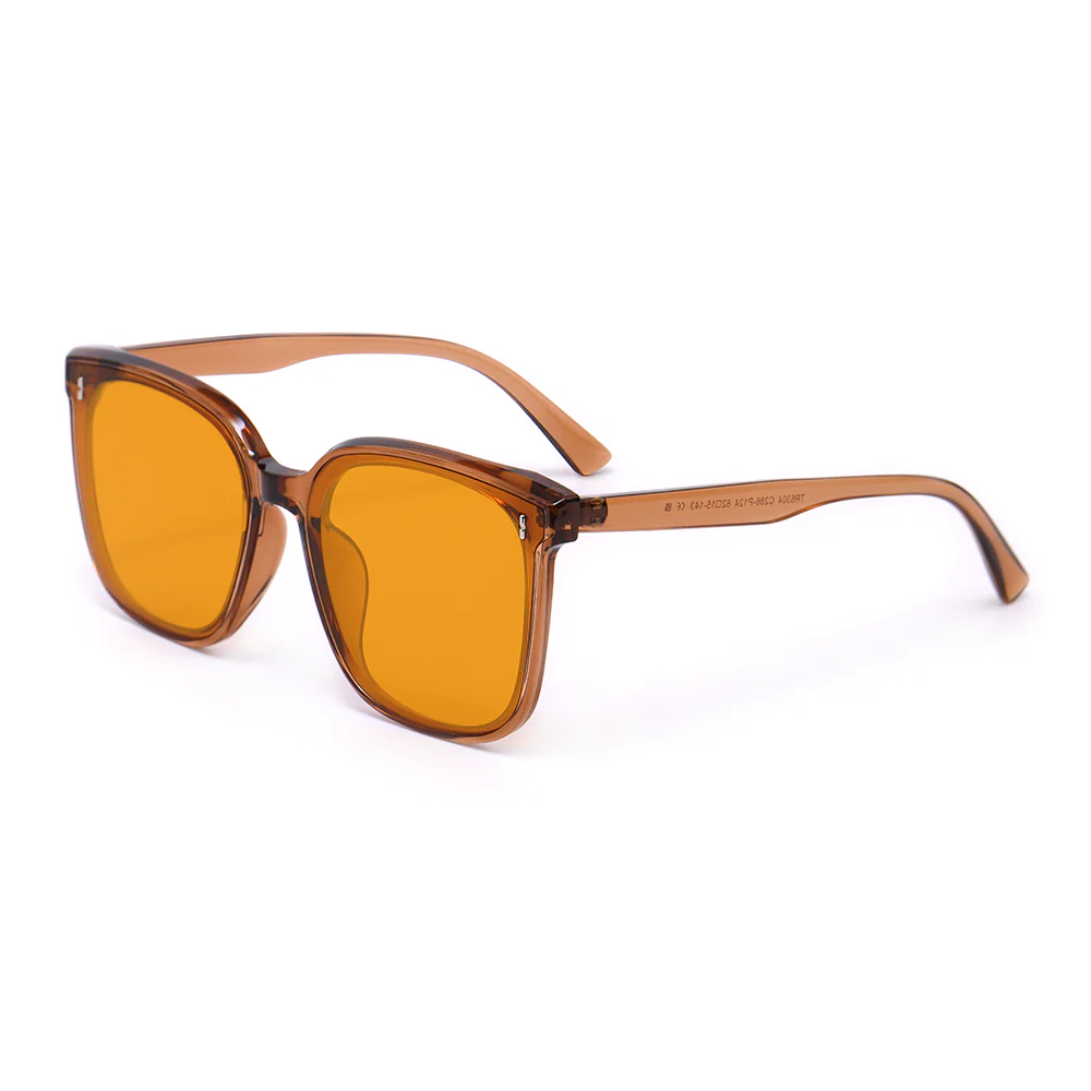 Anita Oversized Orange Sunglasses - Roseibase