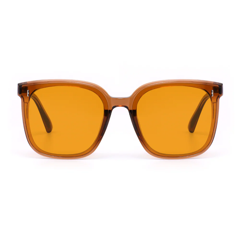 Anita Oversized Orange Sunglasses - Roseibase