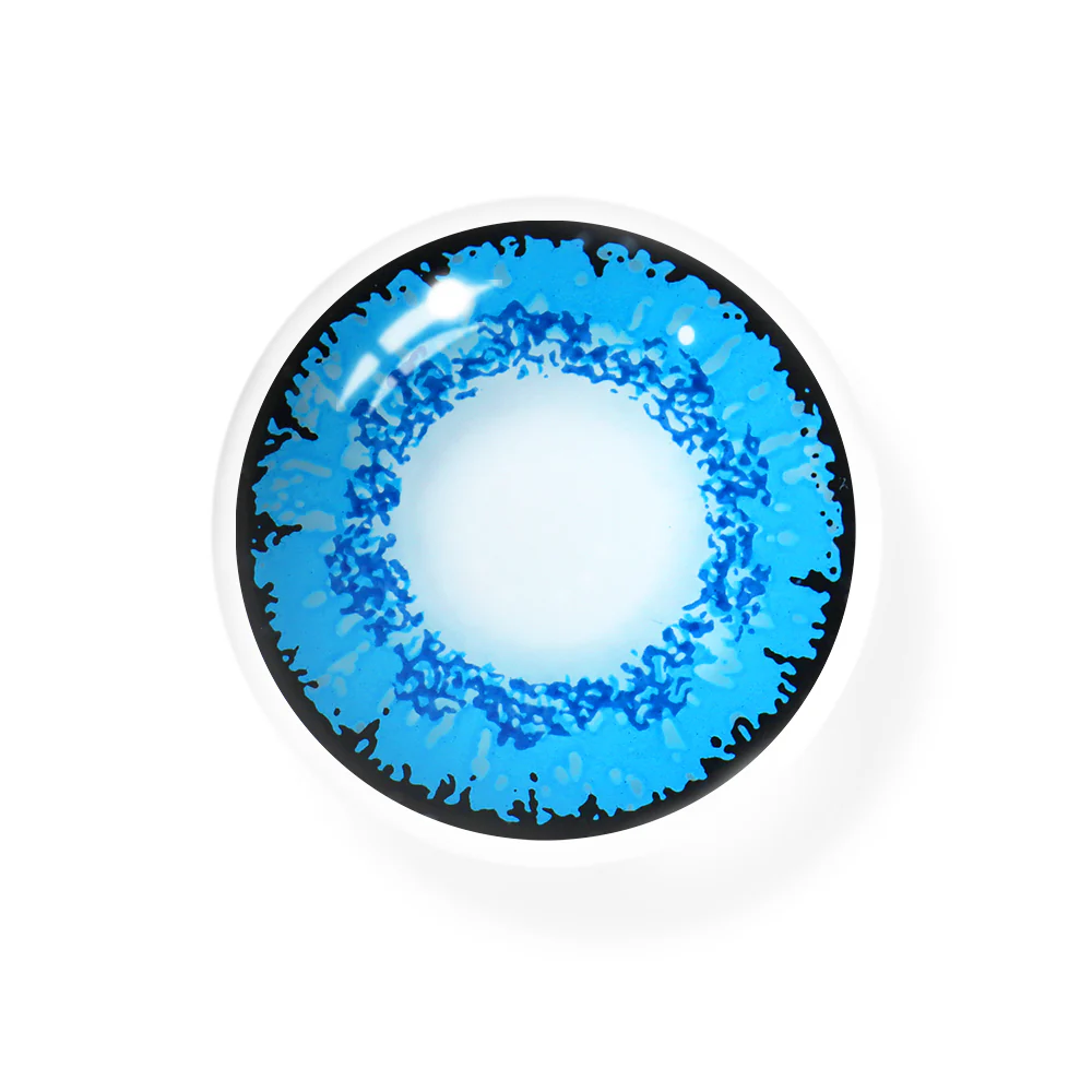 Cosplay Genshin Impact Candace Dark Blue Colored Contact Lenses - Roseibase