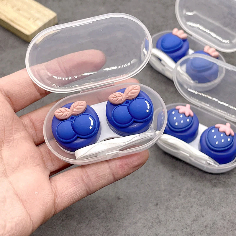 Cute Fruit Colored Contact Lens Case - Roseibase