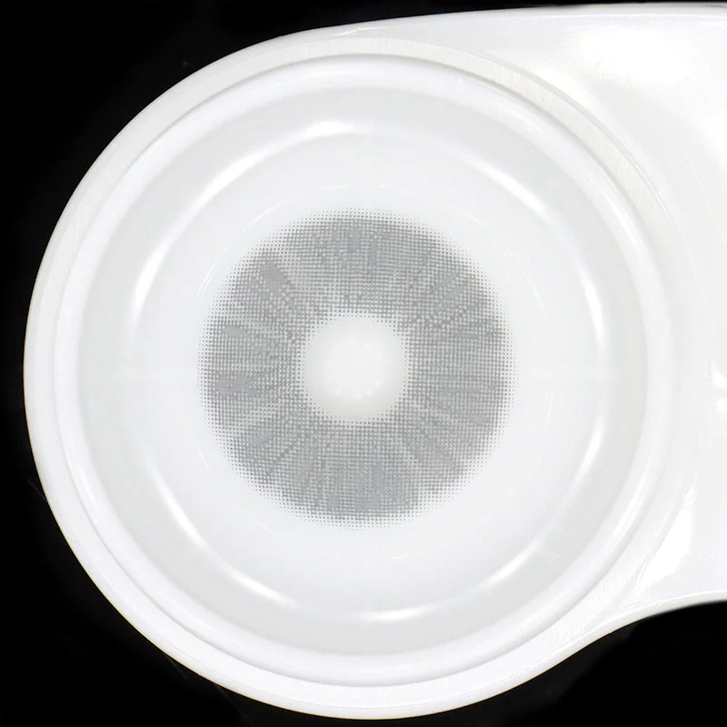 Clover Grey Prescription Colored Contact Lenses - Roseibase