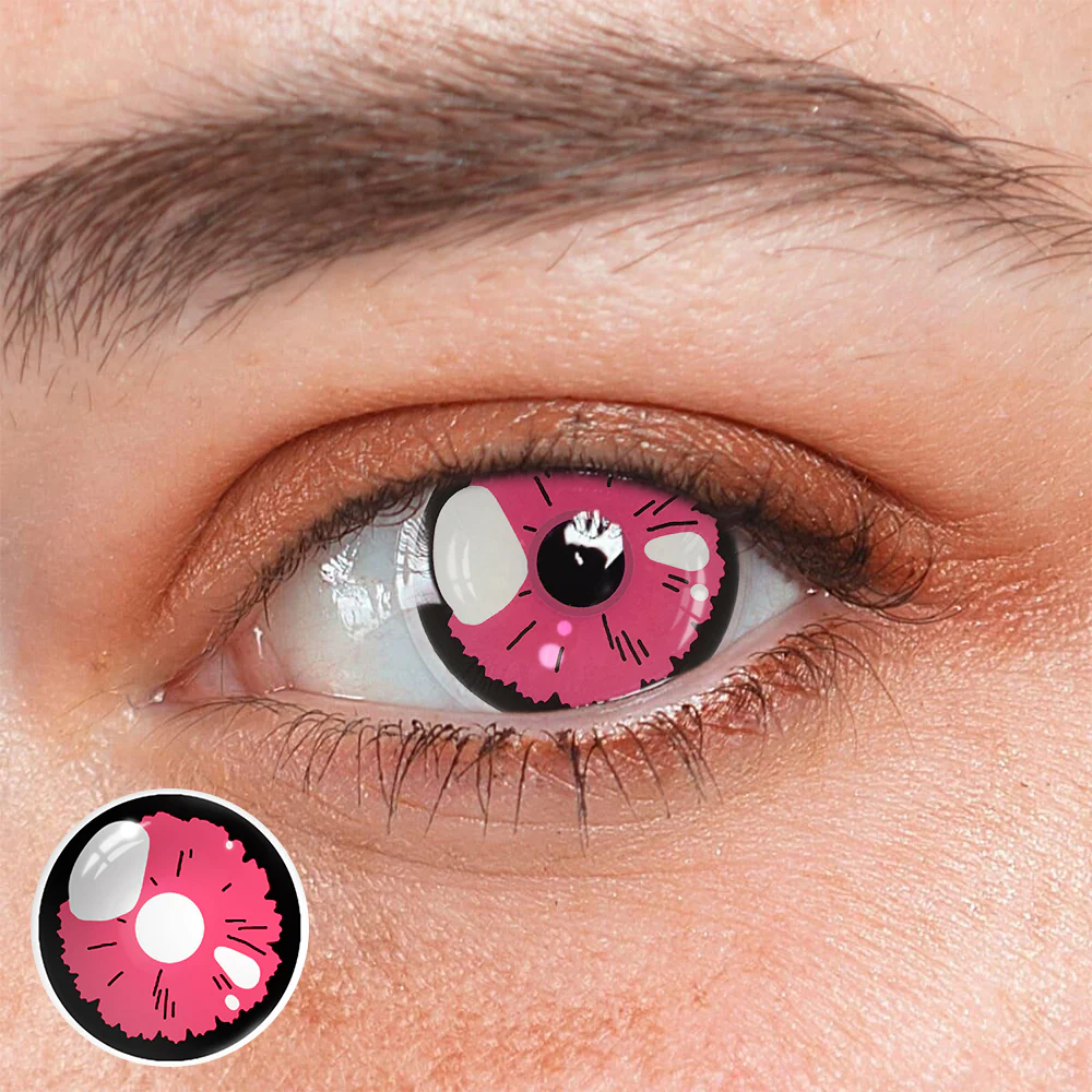 Cosplay Lobelia Kitagawa Pink Colored Contact Lenses - Roseibase