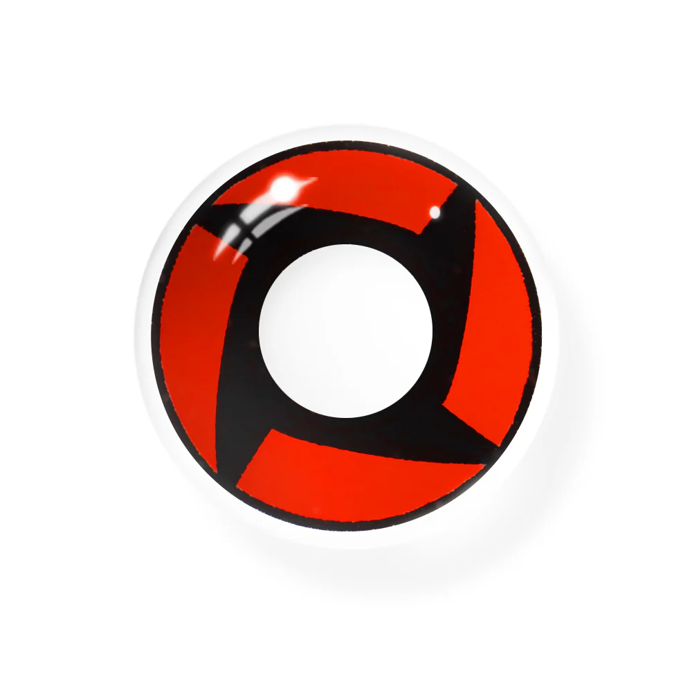 Cosplay NARUTO Uchiha Shisui Shalingan Red Prescription Colored Contact Lenses - Roseibase