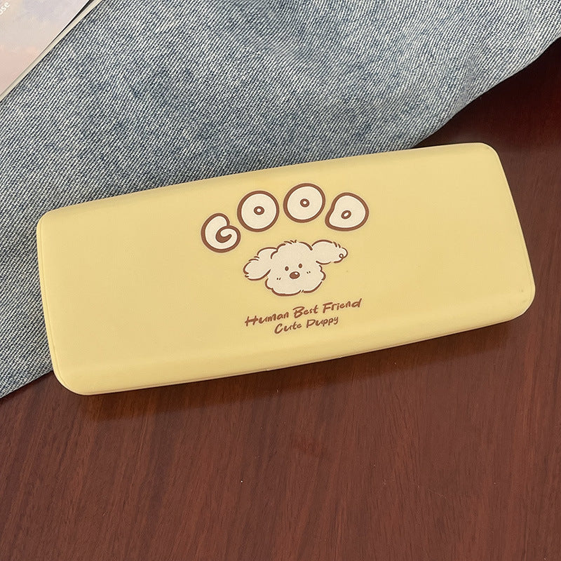 Cute Puppy Thickened Colored Contact Lens Case - Roseibase