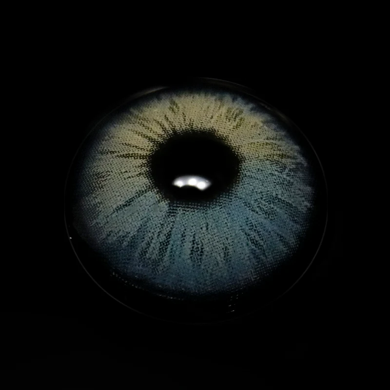Llithyia Blue Prescription Colored Contact Lenses - Roseibase