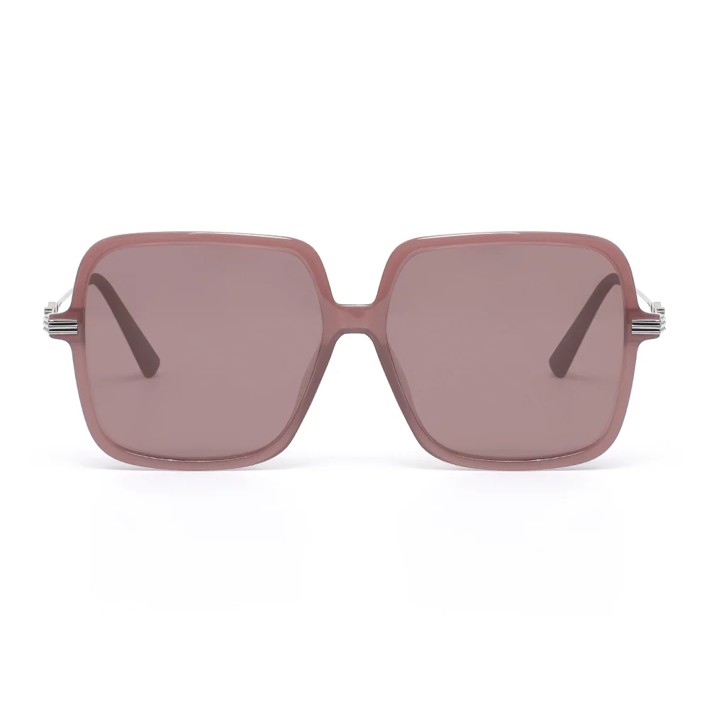 Alexandra Geometric Pink Sunglasses - Roseibase