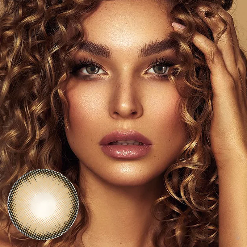 Dawn Brown Colored Contact Lenses - Roseibase