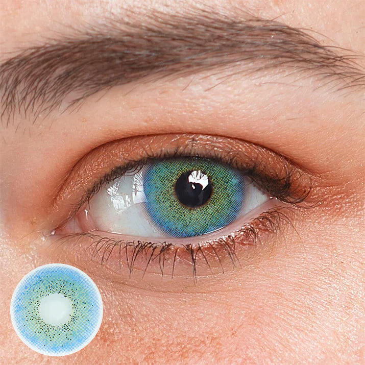 Gimlet Marshmallow Blue Colored Contact Lenses - Roseibase
