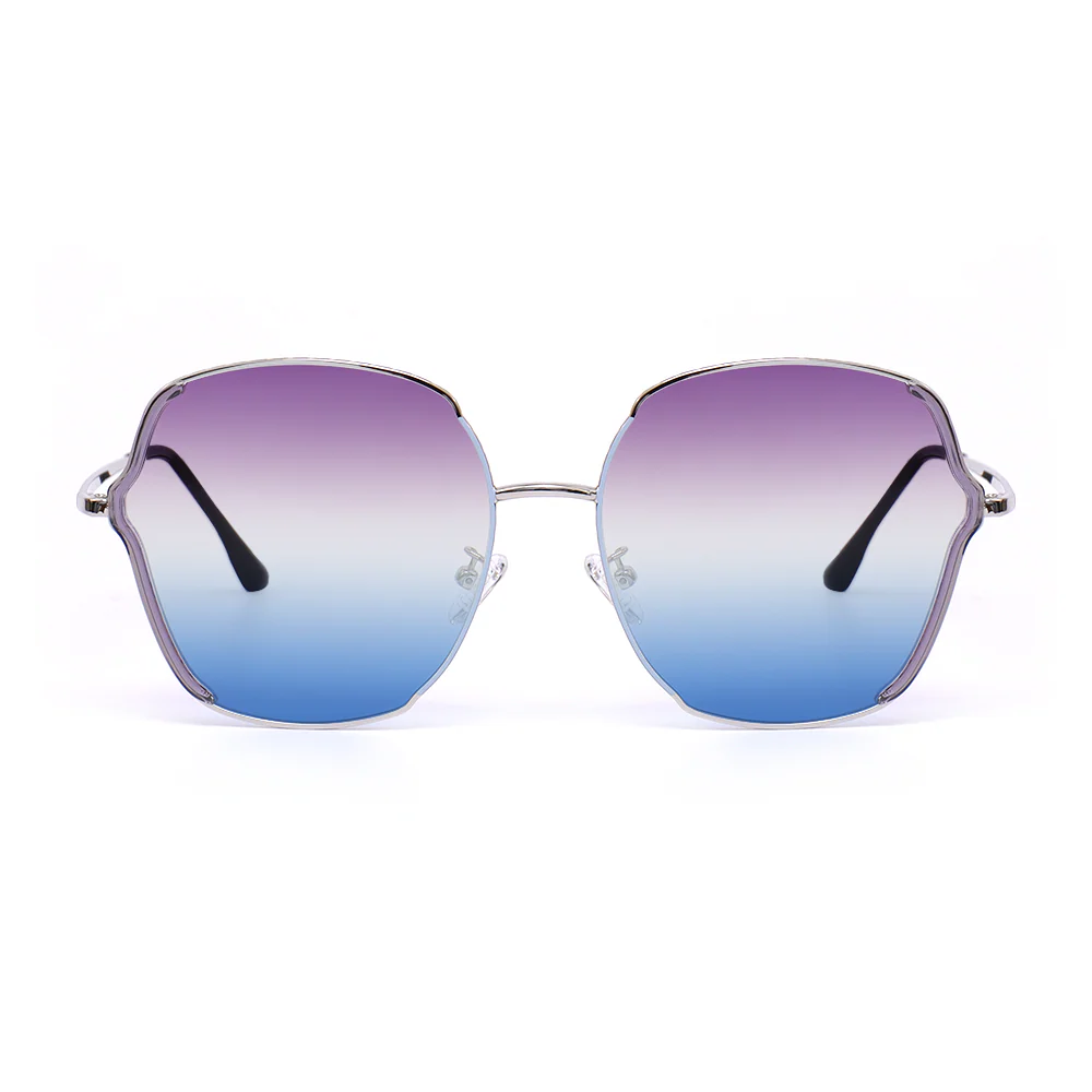 Aurea Oversized Purple Sunglasses - Roseibase