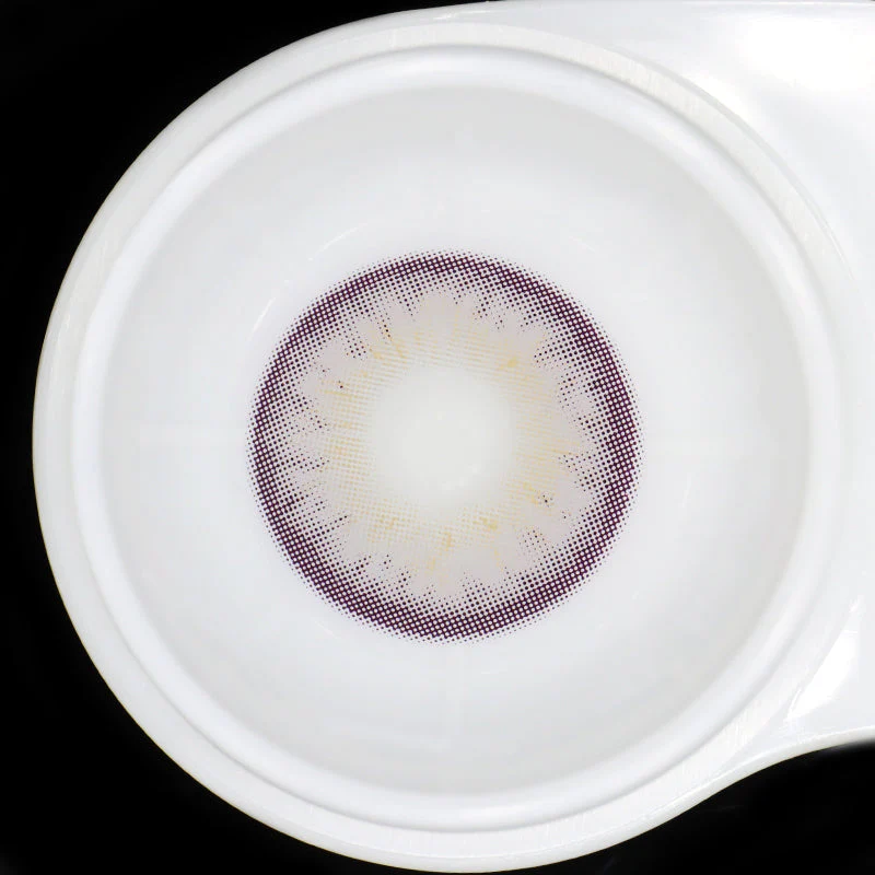 Margaret Iris Purple Colored Contact Lenses - Roseibase