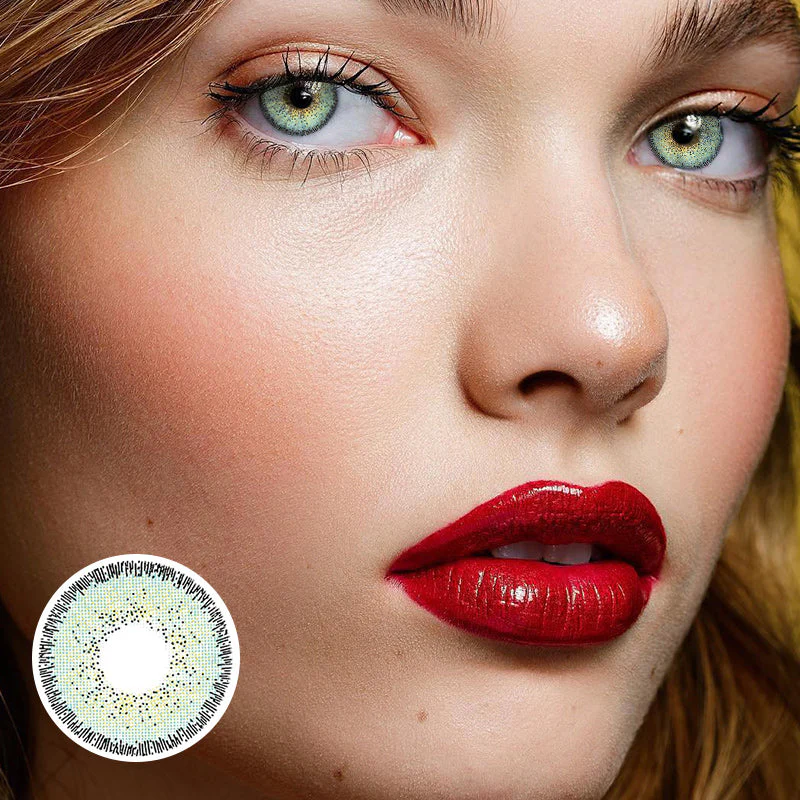 Natural Colors TOPAZIO Green Colored Contact Lenses - Roseibase