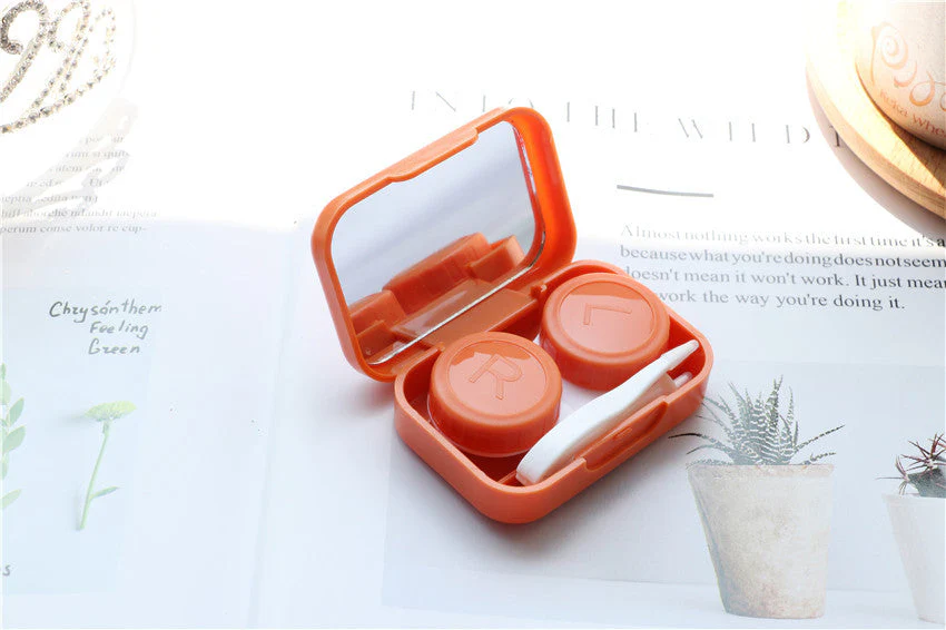 Cabinet Colored Contact Lens Case - Roseibase