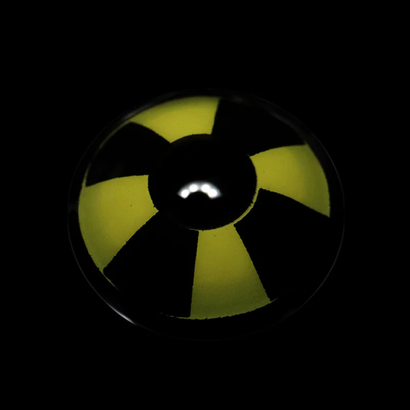 Cosplay Circus Light Yellow Colored Contact Lenses - Roseibase