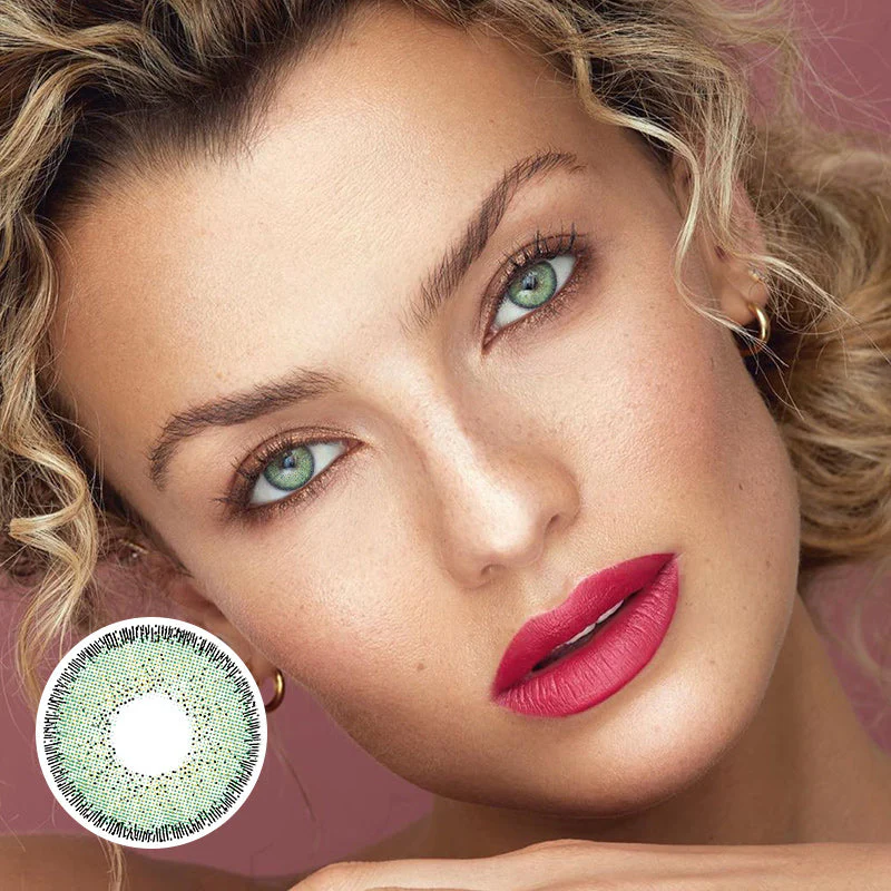 Natural Colors ESMERALDA Green Colored Contact Lenses - Roseibase