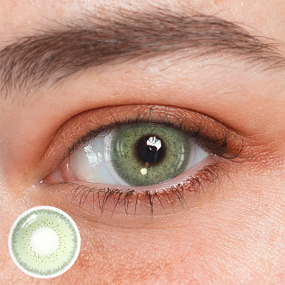Elite Silky green Colored Contact Lenses - Roseibase