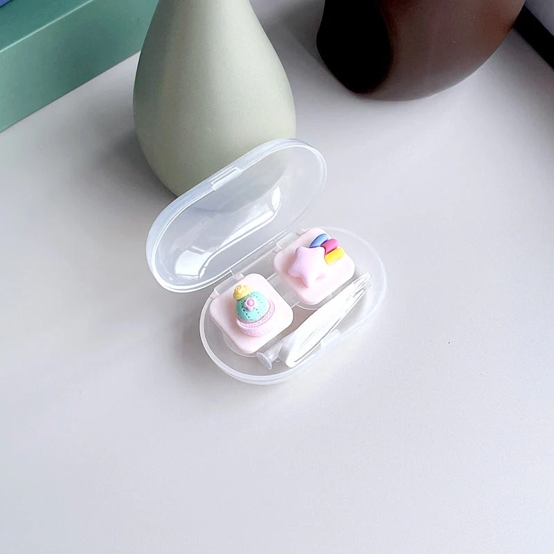 DIY Colored Contact Lens Case - Roseibase