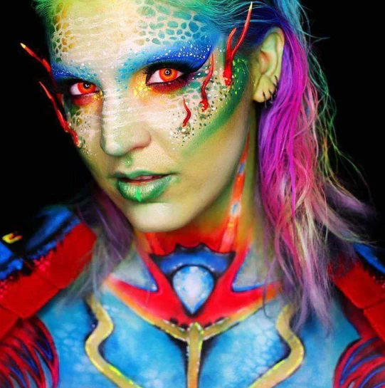 Cosplay Sith Eye red Colored Contact Lenses - Roseibase