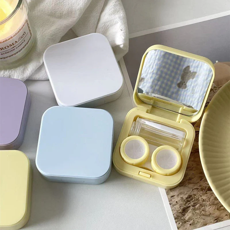 INS Cosmetic Colored Contact Lens Case - Roseibase