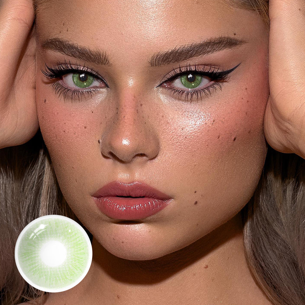 Bellini Green Prescription Colored Contact Lenses - Roseibase