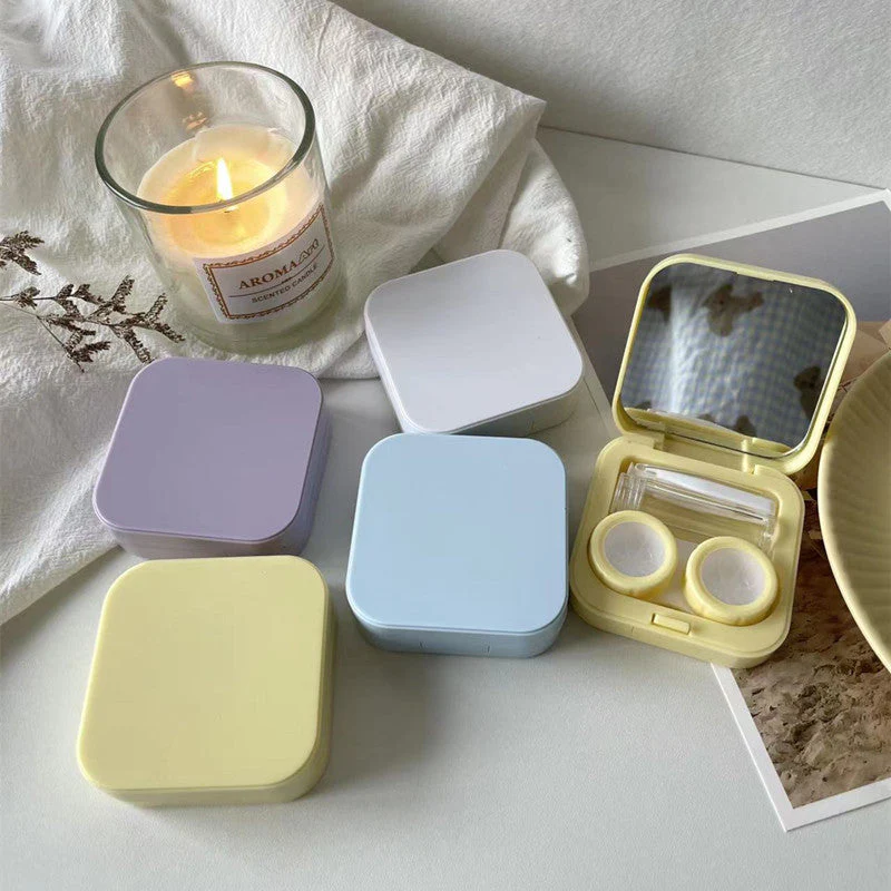 INS Cosmetic Colored Contact Lens Case - Roseibase