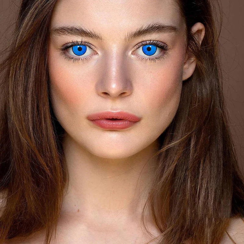 Halloween Lake Blue Colored Contact Lenses - Roseibase