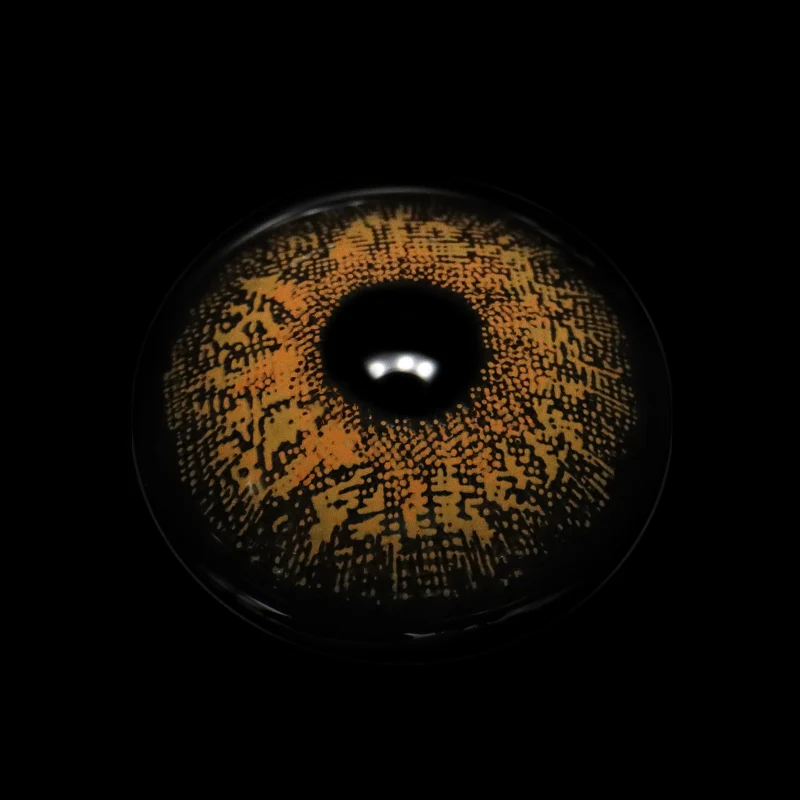 Artemis Golden Sand Colored Contact Lenses - Roseibase