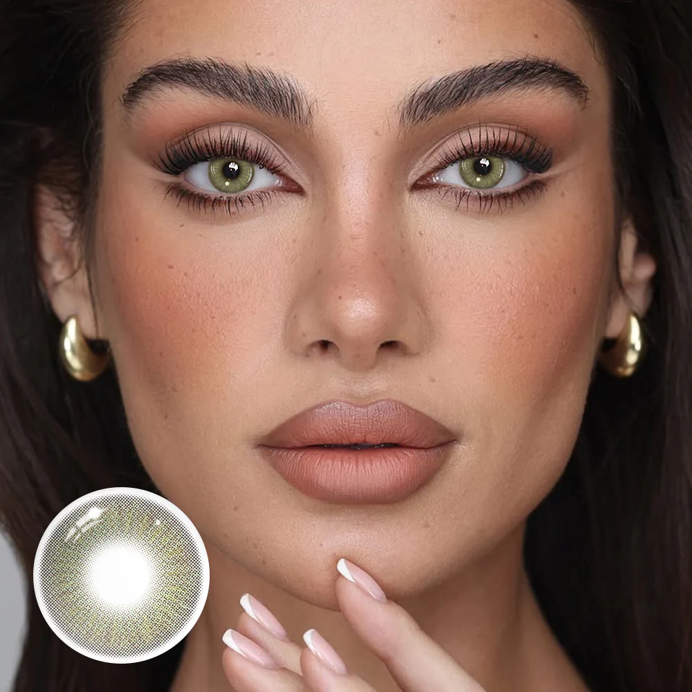 Beatriz Green Colored Contact Lenses - Roseibase