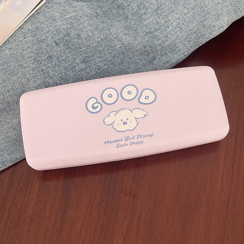 Cute Puppy Thickened Colored Contact Lens Case - Roseibase