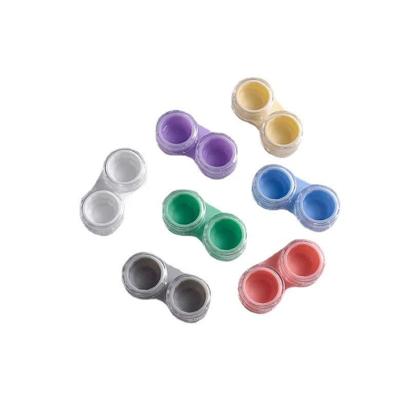 Contracted Colored Contact Lens Case - Roseibase