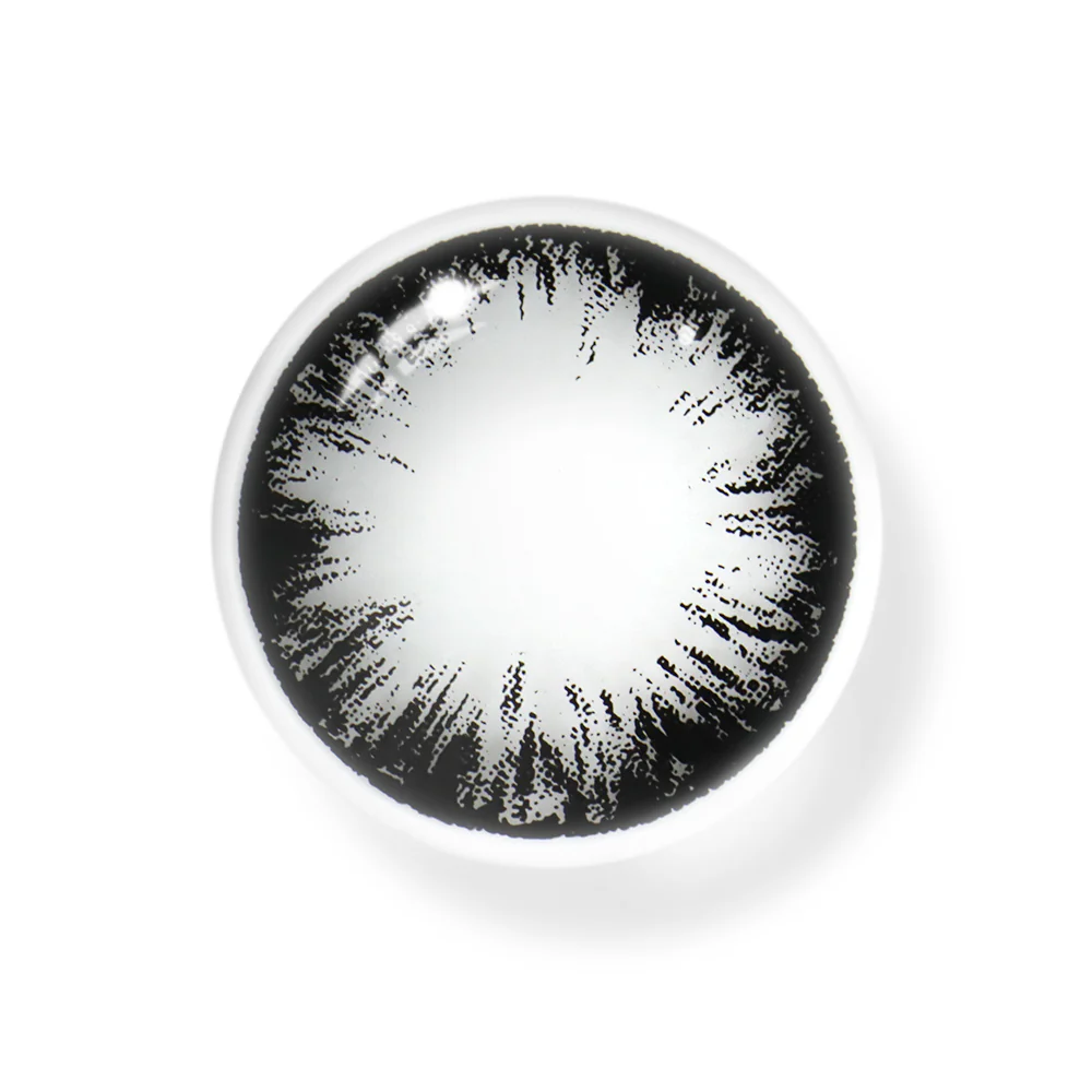 Cosplay Big Eye Girl Black Prescription Colored Contact Lenses - Roseibase