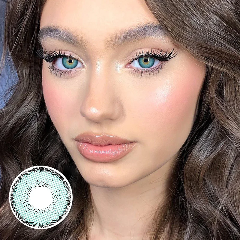 Natural Colors MARINE Blue Colored Contact Lenses - Roseibase