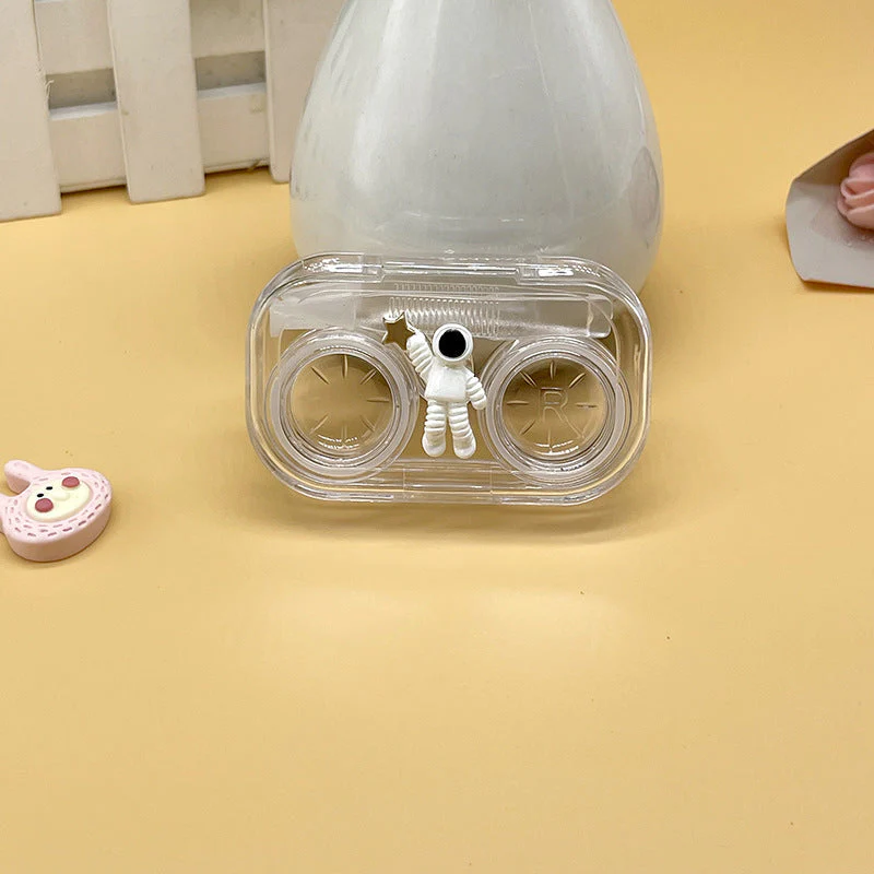 Astronaut Colored Contact Lens Case - Roseibase