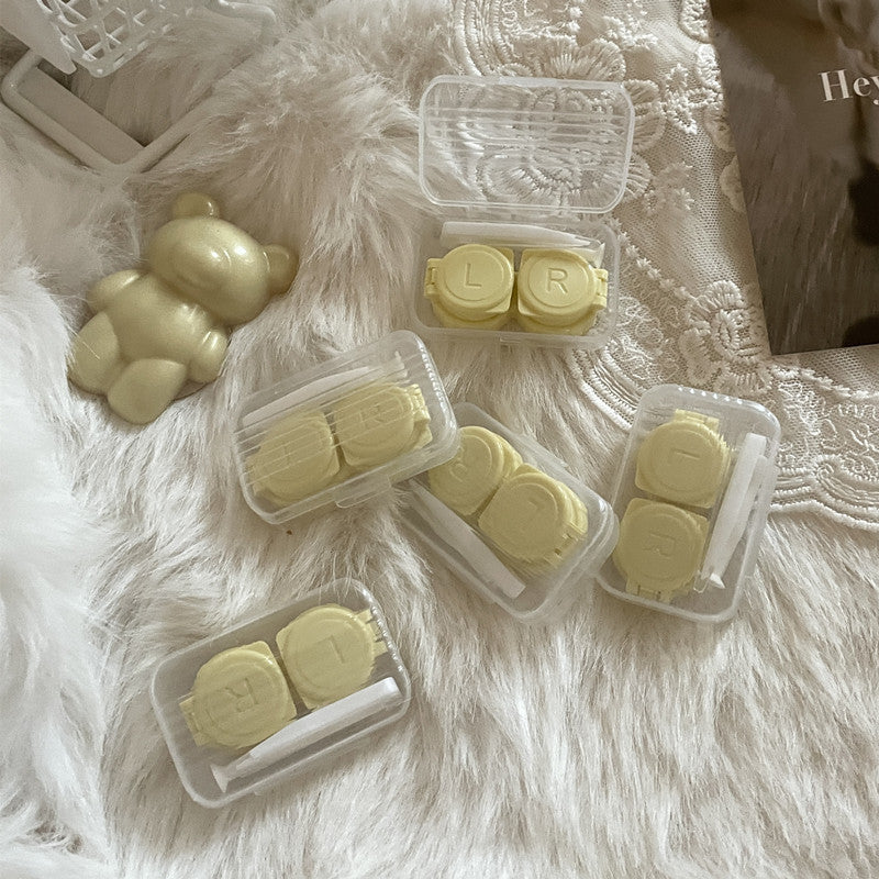 INS like Fish Transparent Simple Colored Contact Lens Case - Roseibase