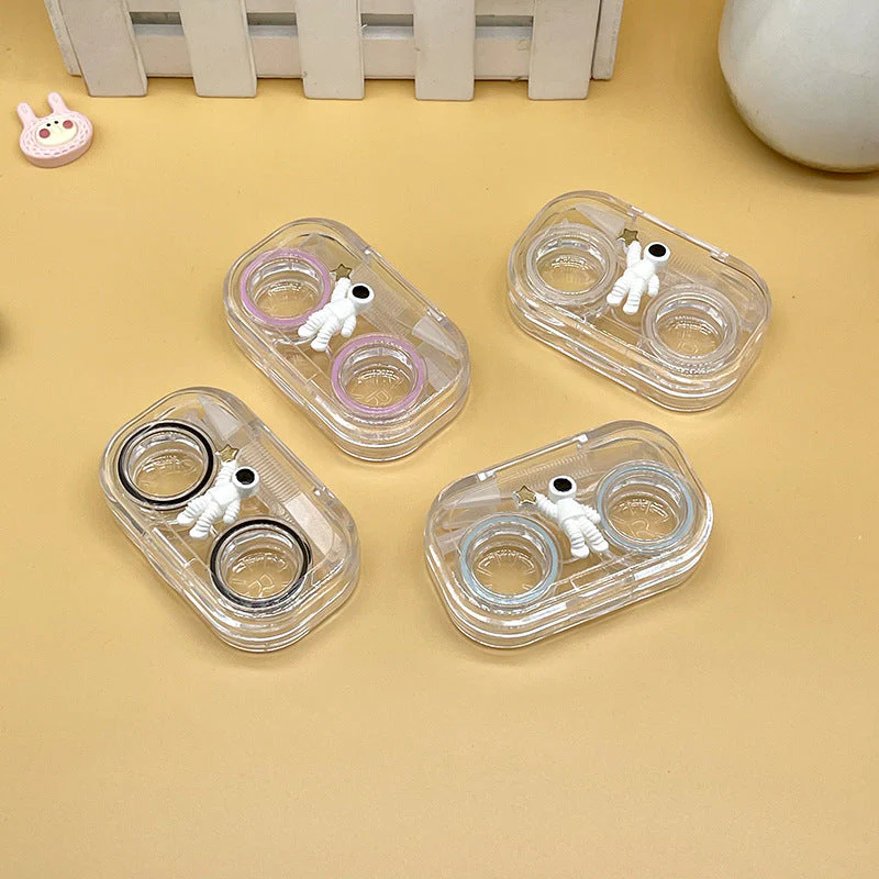 Astronaut Colored Contact Lens Case - Roseibase