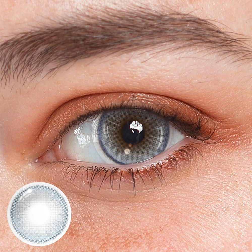 Avery Light Blue Colored Contact Lenses - Roseibase