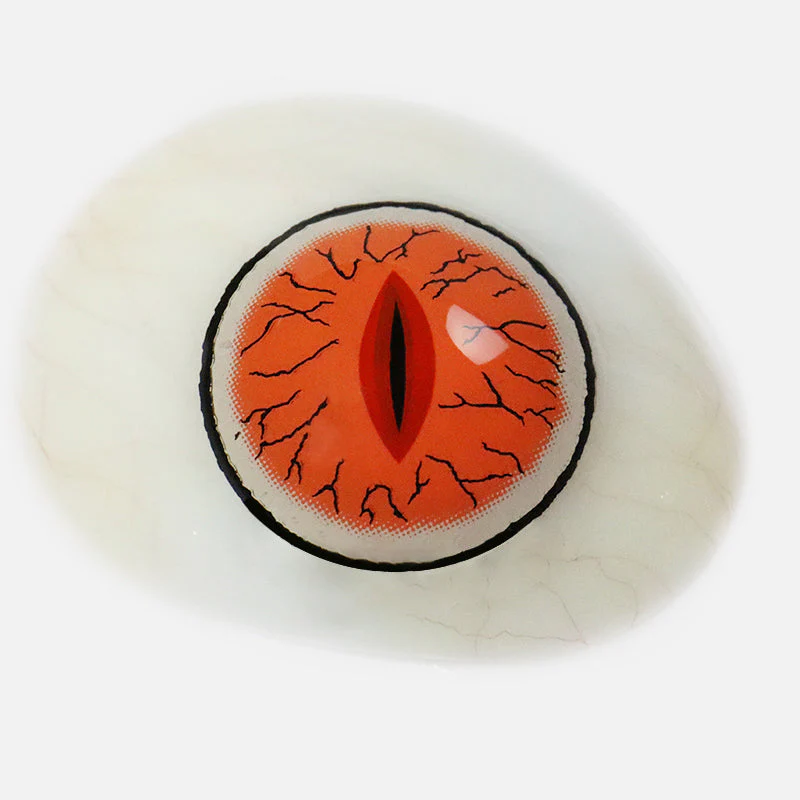 Cosplay Demon Slayer Kibutsuji Muzan Red Colored Contact Lenses - Roseibase