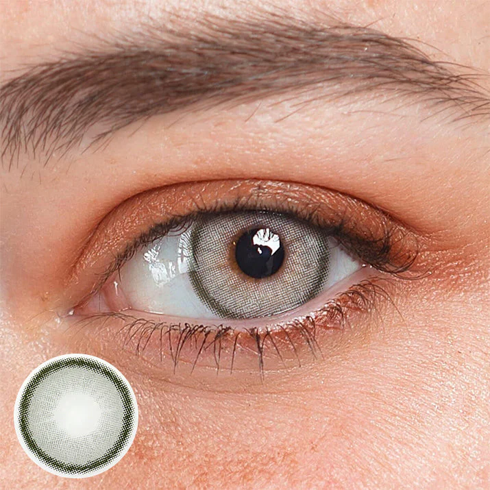 Astrea Grey Prescription Colored Contact Lenses - Roseibase