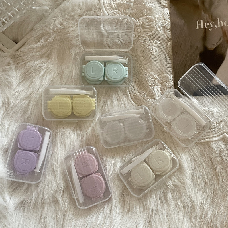 INS like Fish Transparent Simple Colored Contact Lens Case - Roseibase